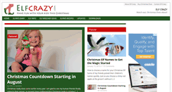 Desktop Screenshot of elfcrazy.com